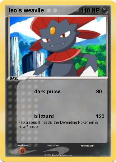 Pokemon leo´s weavile