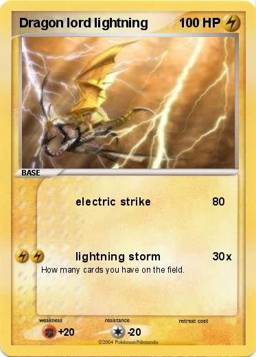 Pokemon Dragon lord lightning