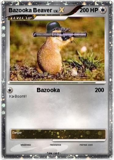 Pokemon Bazooka Beaver
