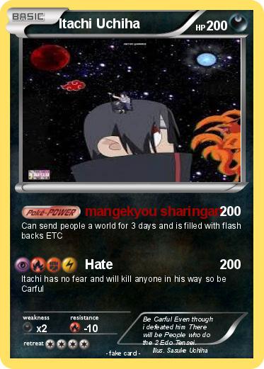 Pokemon Itachi Uchiha