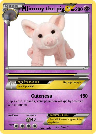 Pokemon Jimmy the pig