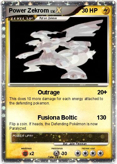 Pokemon Power Zekrom