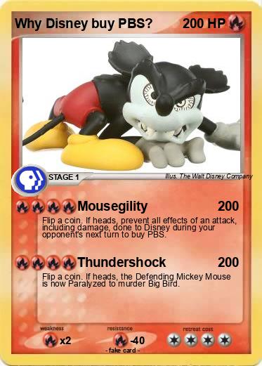 Pokemon Why Disney buy PBS? Pokemon Why Disney buy PBS?