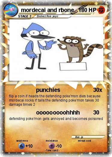 Pokemon mordecai and rbone
