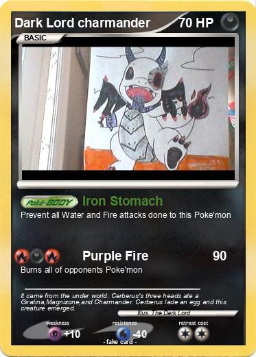 Pokemon Dark Lord charmander