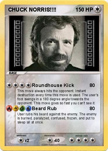 Pokemon CHUCK NORRIS!!!! 