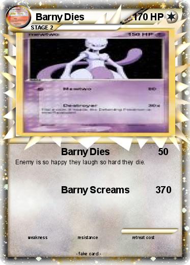 Pokemon Barny Dies