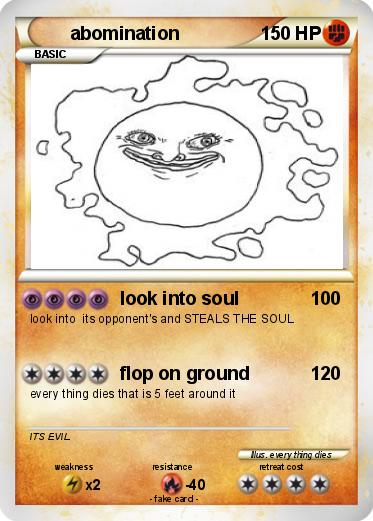 Pokemon abomination