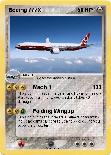Pokemon Boeing 777X