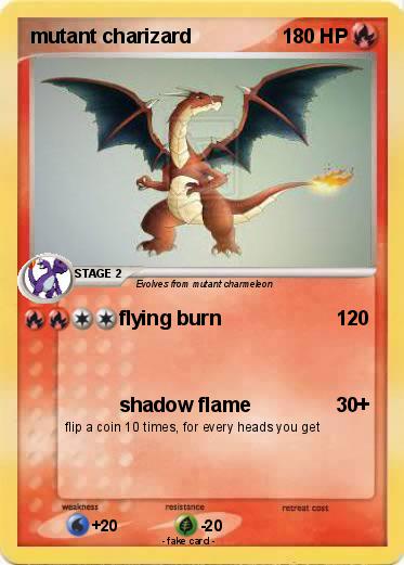 Pokemon mutant charizard