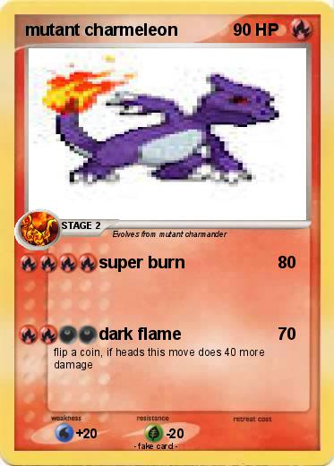 Pokemon mutant charmeleon