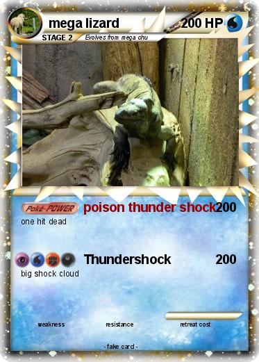 Pokemon mega lizard