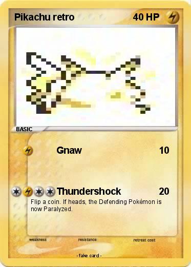 Pokemon Pikachu retro