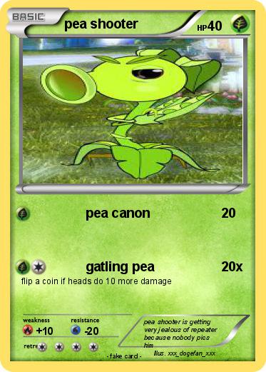 Pokemon pea shooter