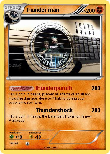 Pokemon thunder man