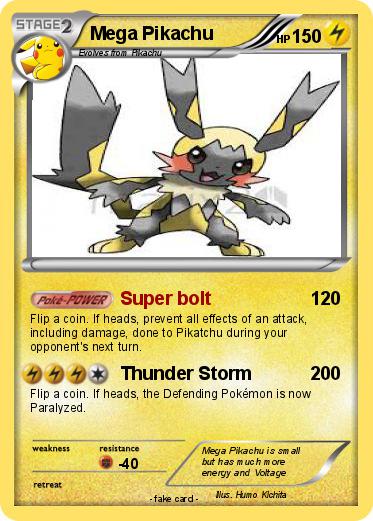 Pokemon Mega Pikachu