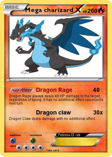 Pokemon Mega charizard X