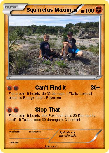Pokemon Squirrelus Maximus