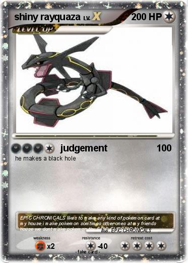 Pokemon shiny rayquaza