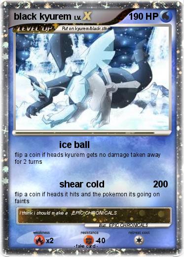 Pokemon black kyurem