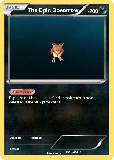 Pokemon The Epic Spearrow