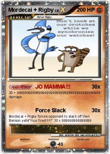 Pokemon Mordecai + Rigby