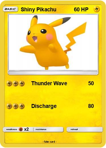 Pokemon Shiny Pikachu