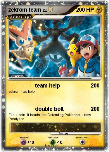 Pokemon zekrom team