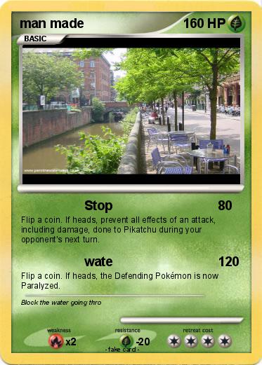 Pokemon man made