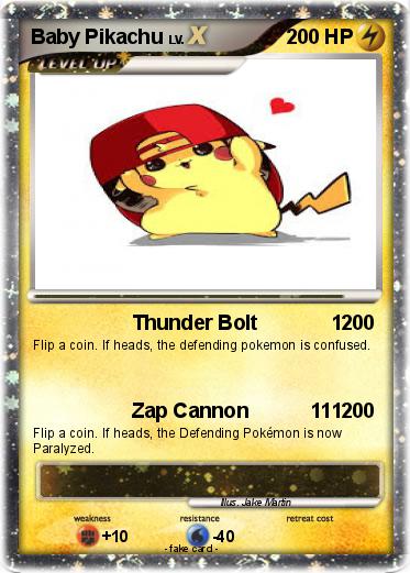 Pokemon Baby Pikachu