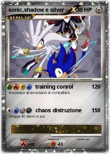 Pokemon sonic,shadow e silver