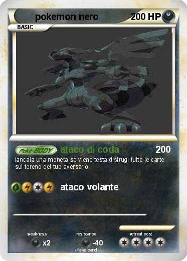 Pokemon pokemon nero