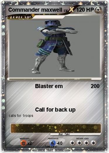 Pokemon Commander maxwell