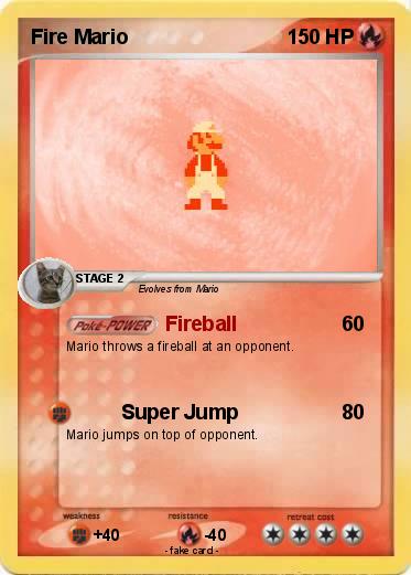 Pokemon Fire Mario