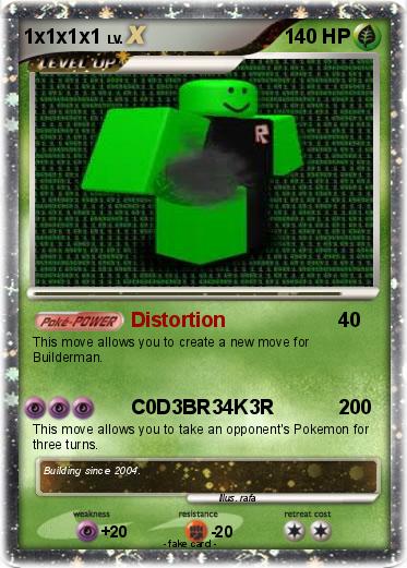 Pokemon 1x1x1x1