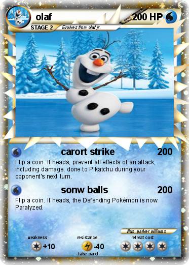 Pokemon olaf