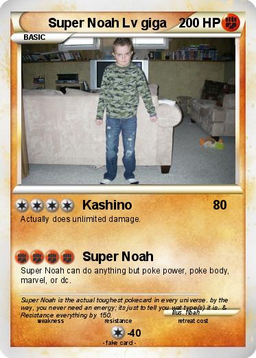 Pokemon Super Noah Lv giga