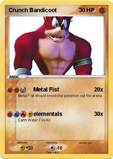 Pokemon Crunch Bandicoot