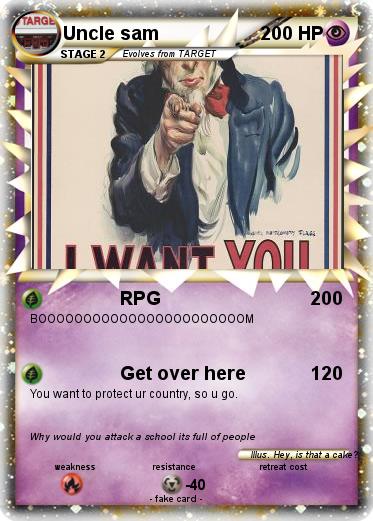 Pokemon Uncle sam