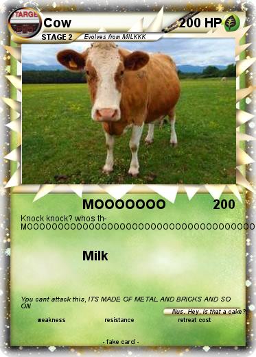 Pokemon Cow
