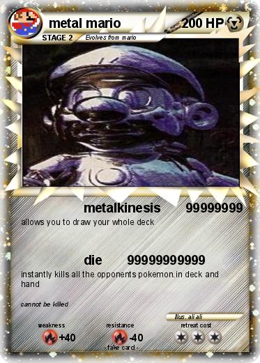 Pokemon metal mario