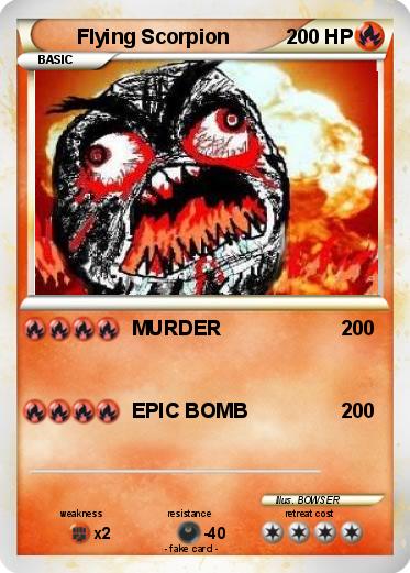 Pokemon Flying Scorpion