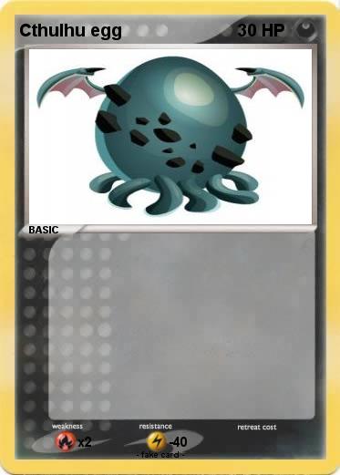 Pokemon Cthulhu egg