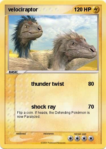 Pokemon velociraptor