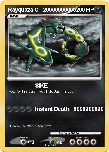 Pokemon Rayquaza C   20000000000
