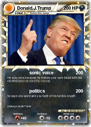 Pokemon Donald.J.Trump