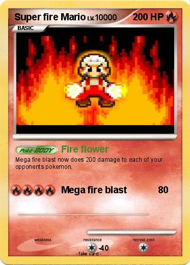 Pokemon Super fire Mario