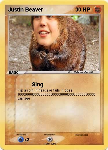 Pokemon Justin Beaver