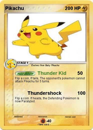 Pokemon Pikachu