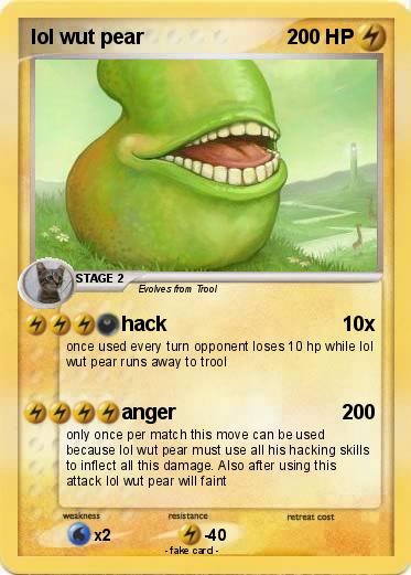Pokemon lol wut pear